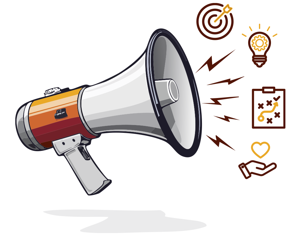 Megaphone illustration